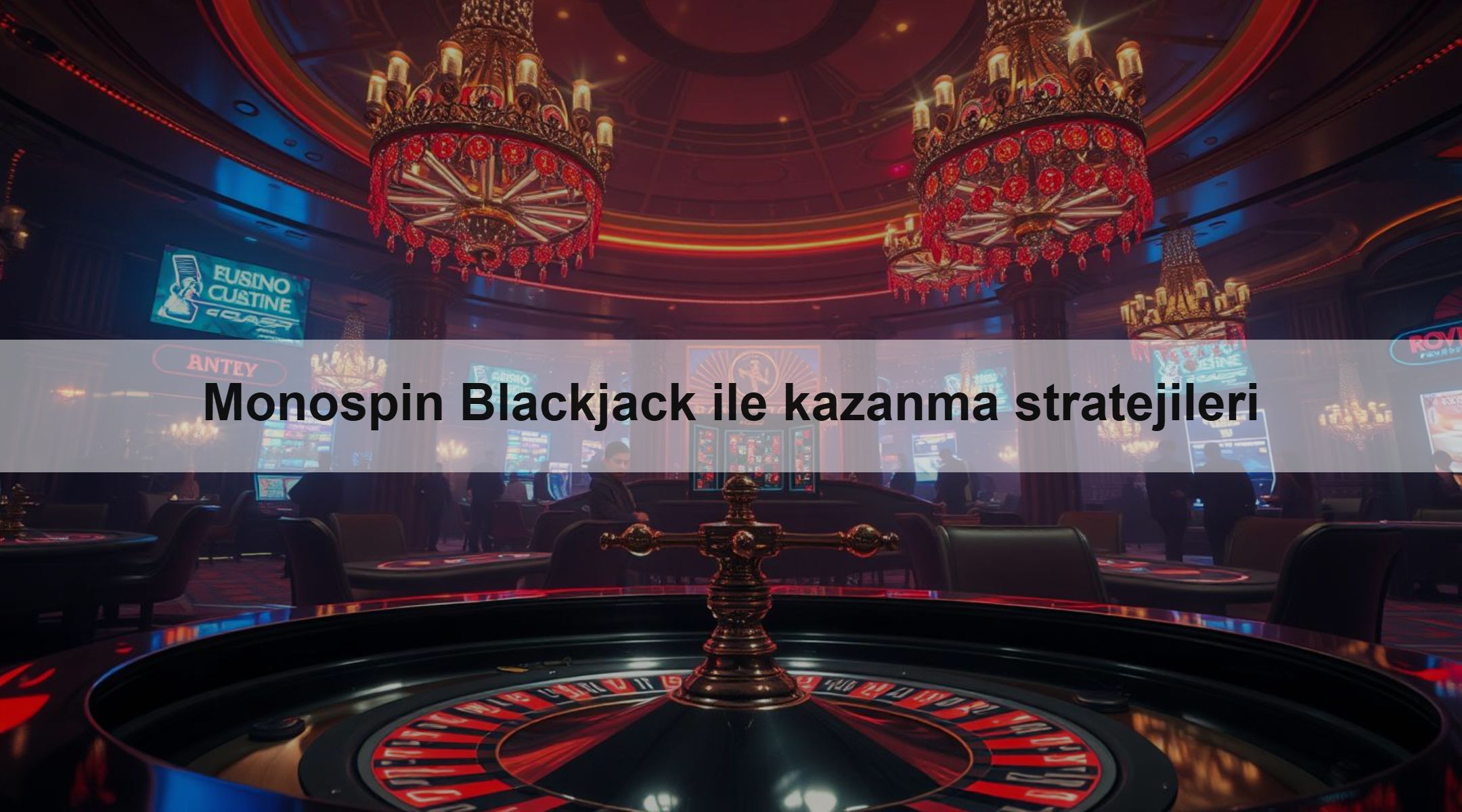 Monospin Blackjack ile kazanma stratejileri